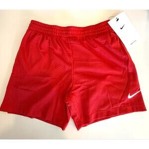 NWT Nike Mesh University Red Shorts With Swoosh Size 2T